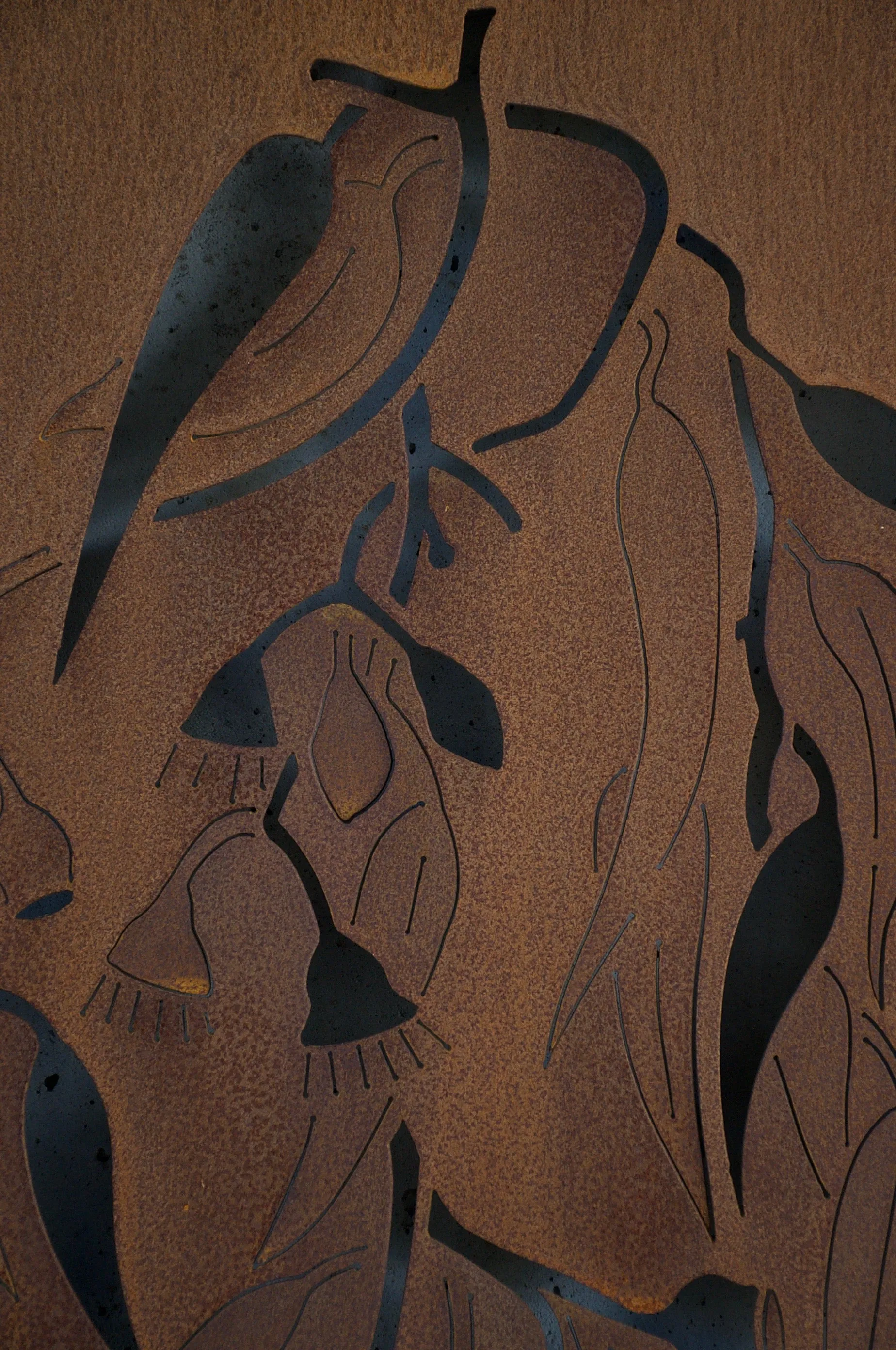 Corten screens