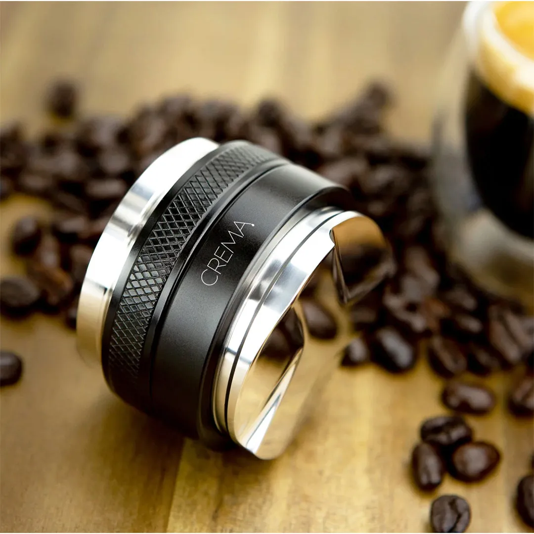 Crema 53.3mm Tamper & Distributor Combo, Black