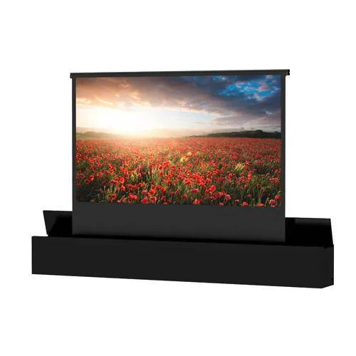 Da-Lite Electric Floor Rising Ascender 180" Diag. 105X140 Video 4:3 Matte White