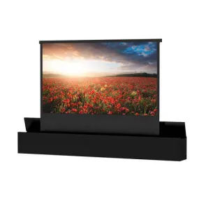 Da-Lite Electric Floor Rising Ascender 180" Diag. 105X140 Video 4:3 Matte White