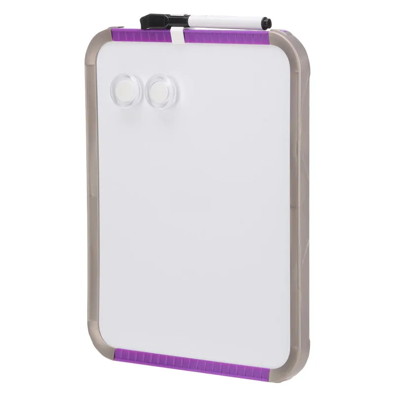 Deli PS Magnetic Whiteboard w/acc. 279×216mm Blue Purple