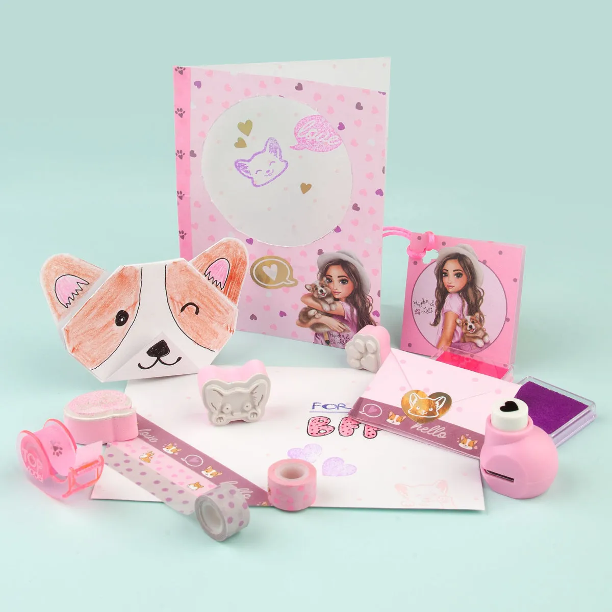 Depesche Topmodel Love Letter Set Corgi