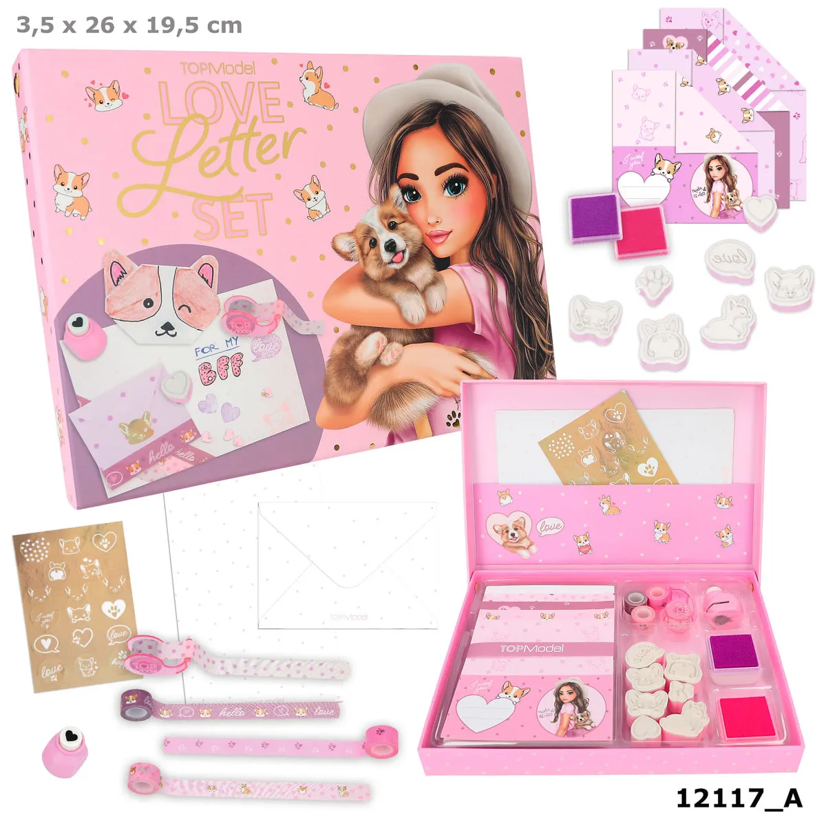 Depesche Topmodel Love Letter Set Corgi