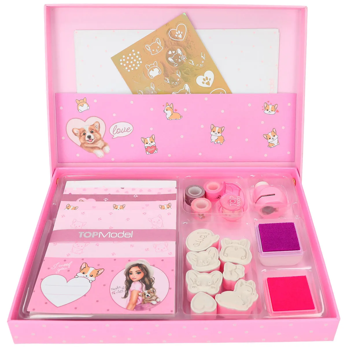 Depesche Topmodel Love Letter Set Corgi
