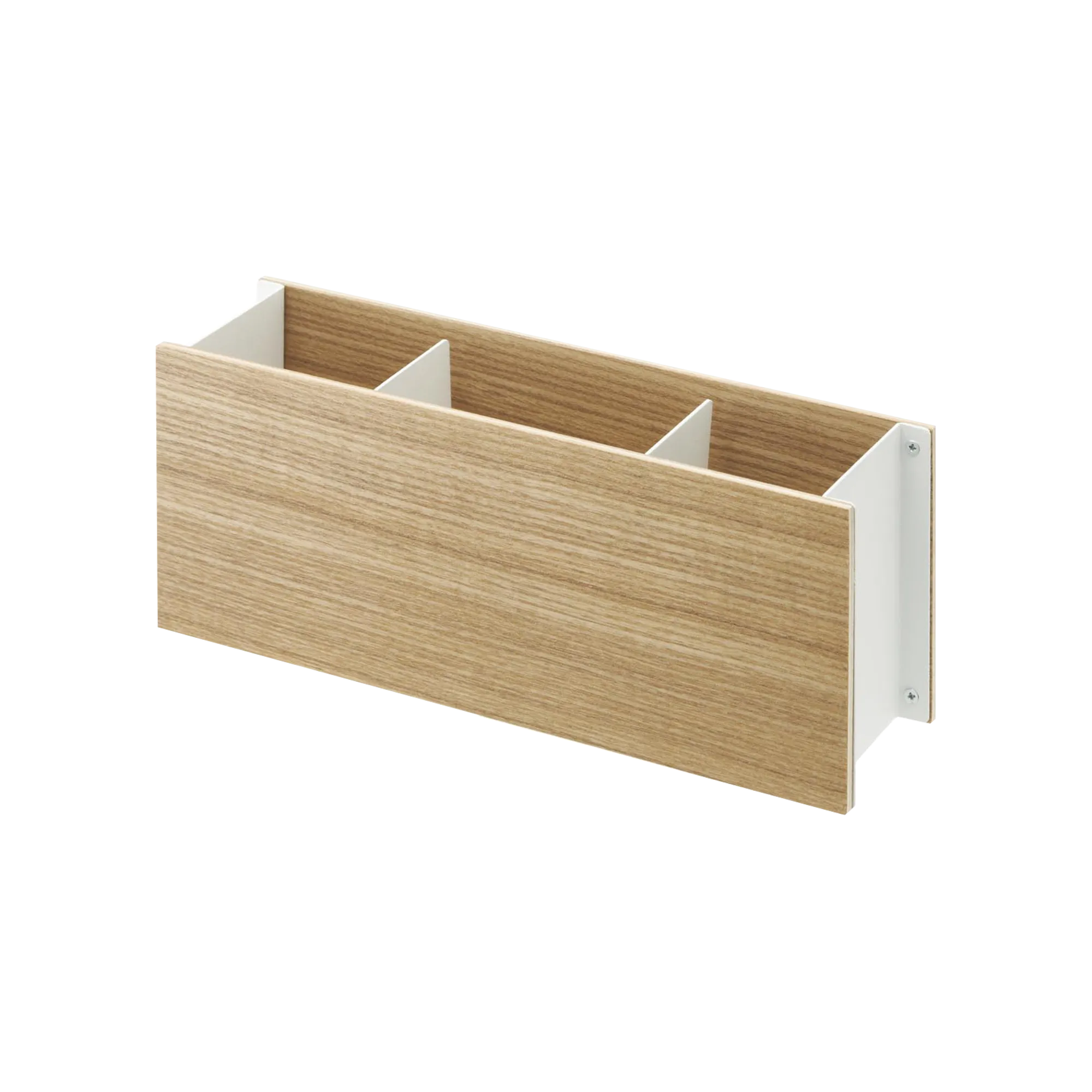 Desk Organizer - Two Sizes - Steel   Wood