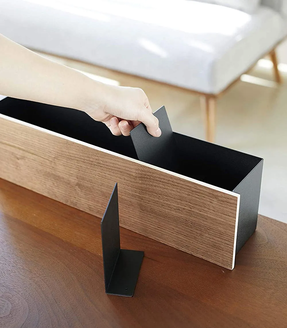 Desk Organizer - Two Sizes - Steel   Wood