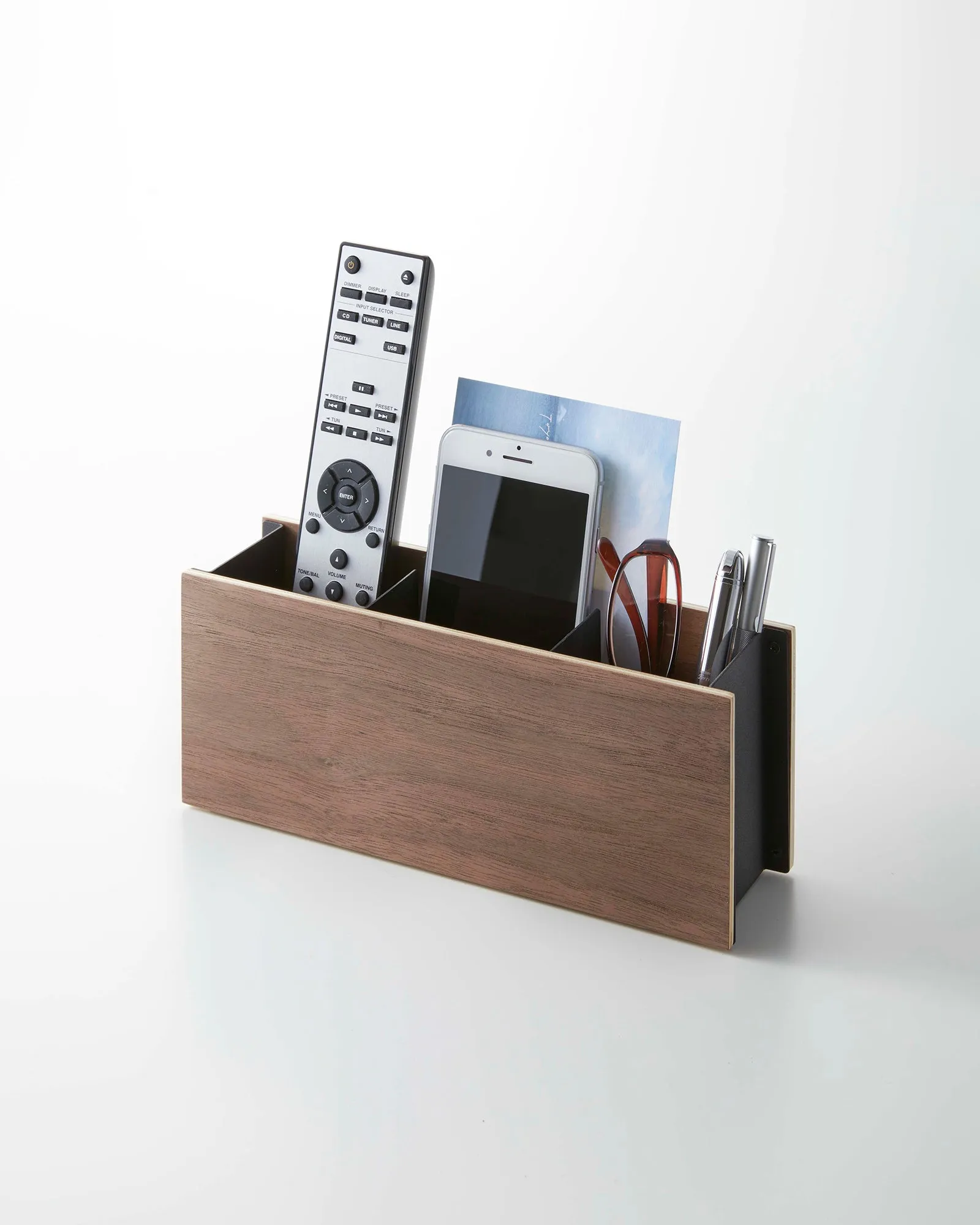Desk Organizer - Two Sizes - Steel   Wood