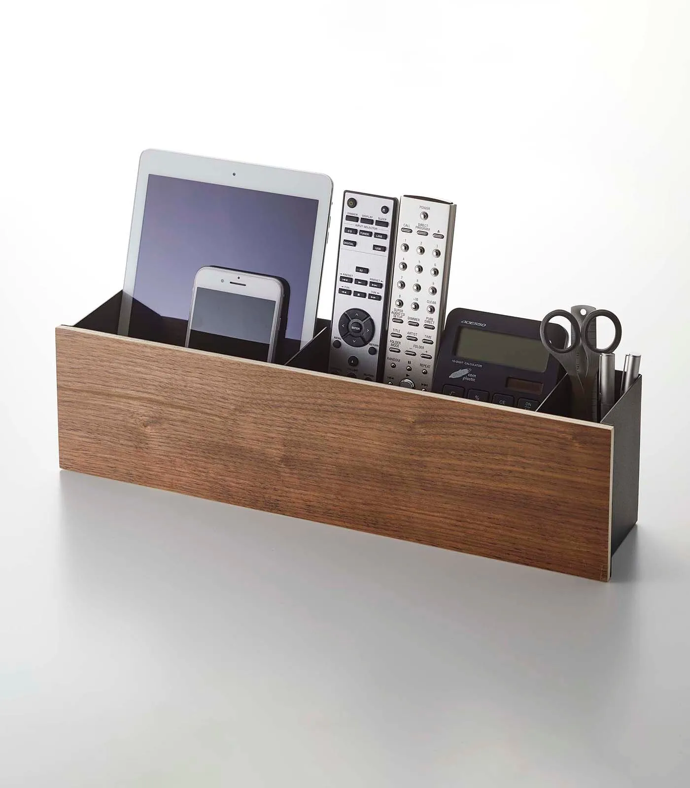 Desk Organizer - Two Sizes - Steel   Wood