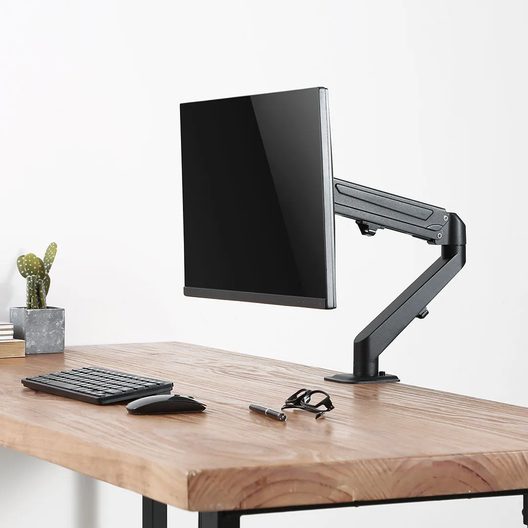 Desky Single Gas Eco Monitor Arm