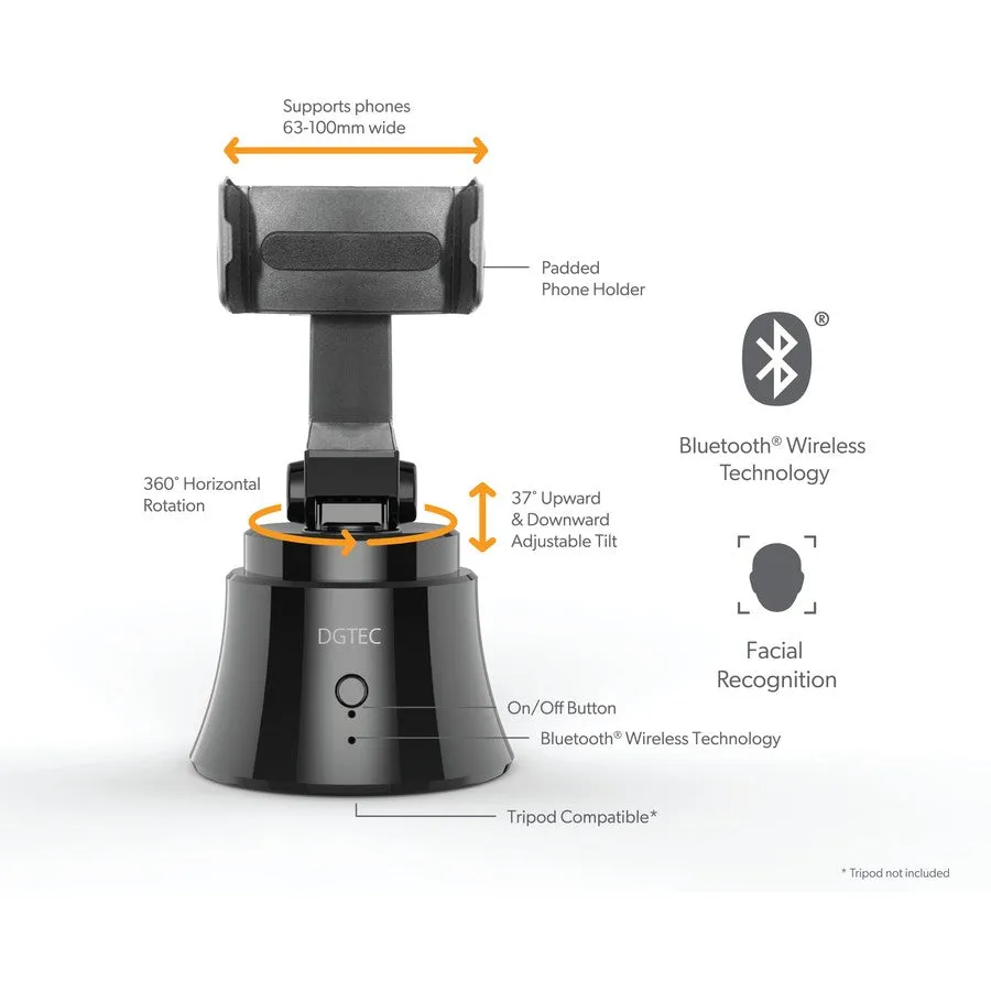 DGTEC 360 Degree Face Tracking Phone Holder
