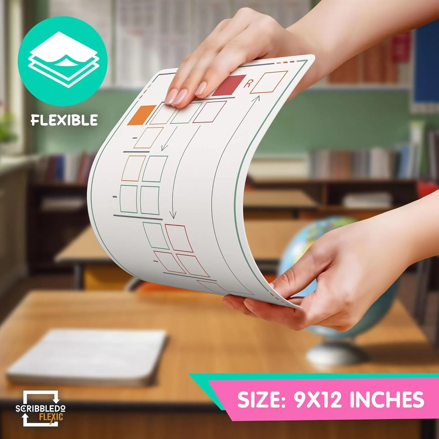 Division Practice Flexic Sheet 9"x12" (10 pc)
