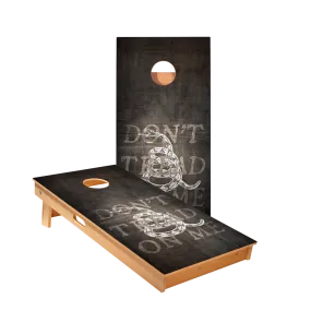 Don’t Tread On Me Black Star Cornhole Boards