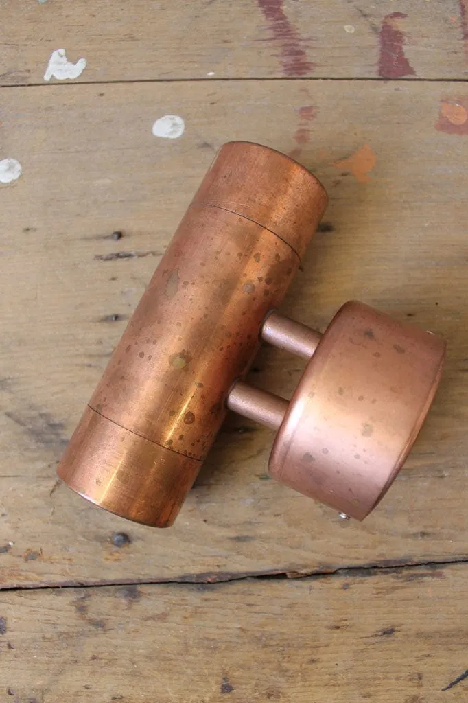 Double Copper Pipe Wall Light