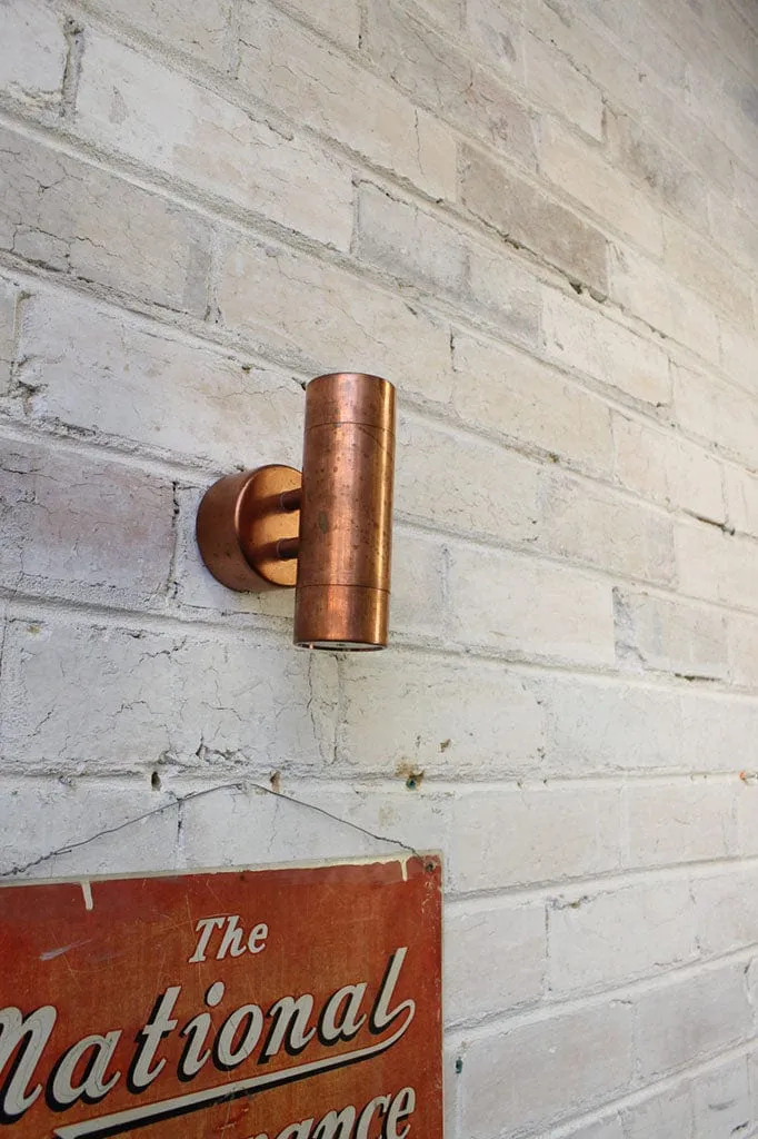 Double Copper Pipe Wall Light