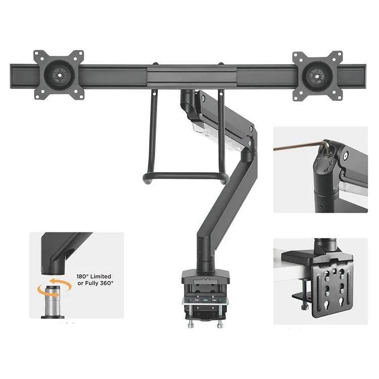 Echo Slide Dual Monitor Arm