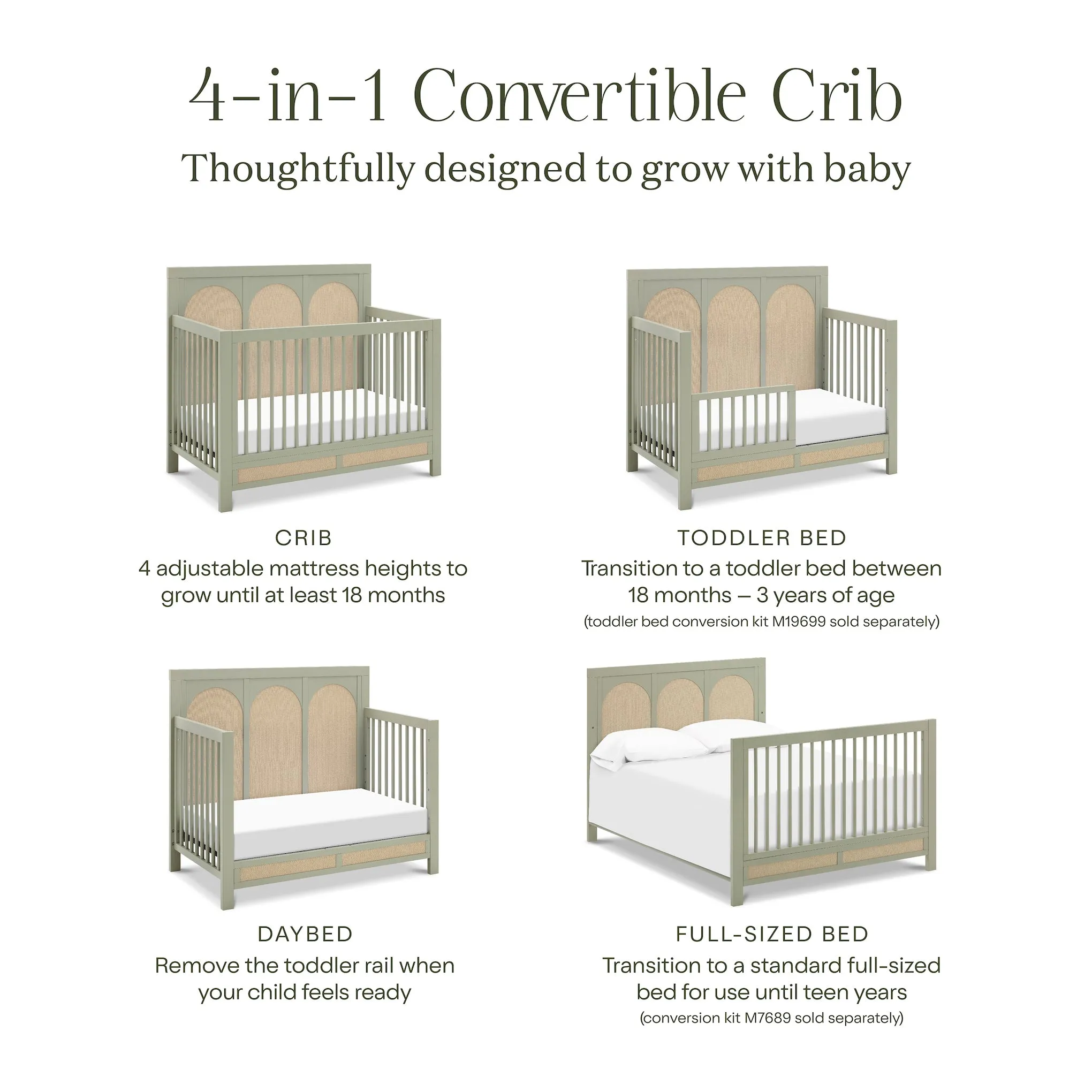 Eloise 4-in-1 Convertible Crib