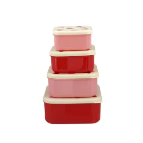 Emma Bridgewater Pink Hearts Melamine Snack Boxes Set