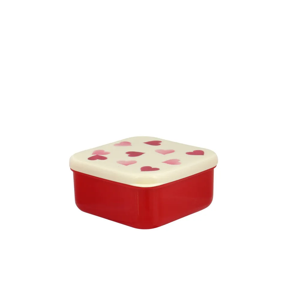 Emma Bridgewater Pink Hearts Melamine Snack Boxes Set