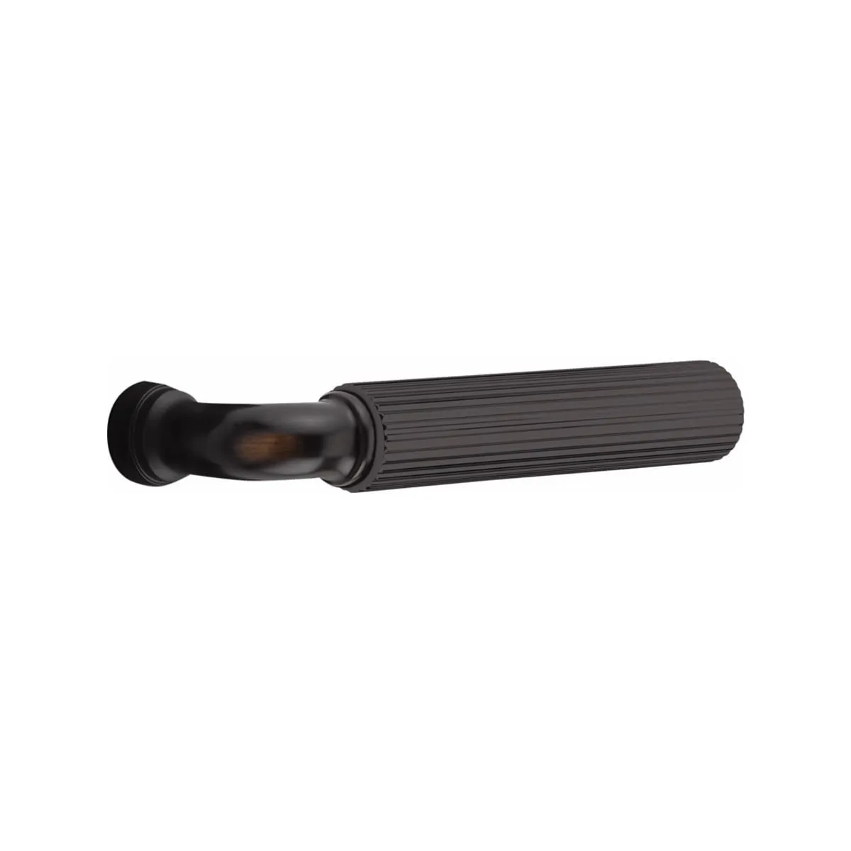 Emtek Single Cylinder Davos Handleset EMPowered Motorized Smart Lock Upgrade With Select R-Bar Straight Knurled Lever