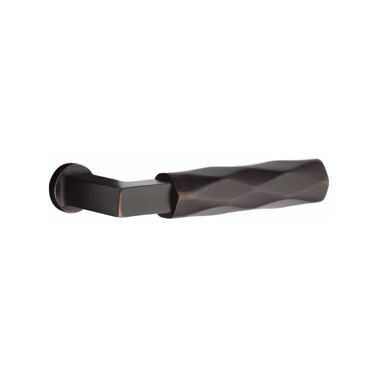 Emtek Single Cylinder Hamden Handleset EMPowered Motorized Smart Lock Upgrade With Select L-Square Tribeca Lever