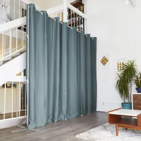 End2End Room Divider Kit - X-Large B, 9ft Tall x 14ft - 18ft Wide, Dark Chocolate (Room