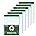Environmentallyfriendly Legal Pads 85x1175 50 sheets Pack of 12