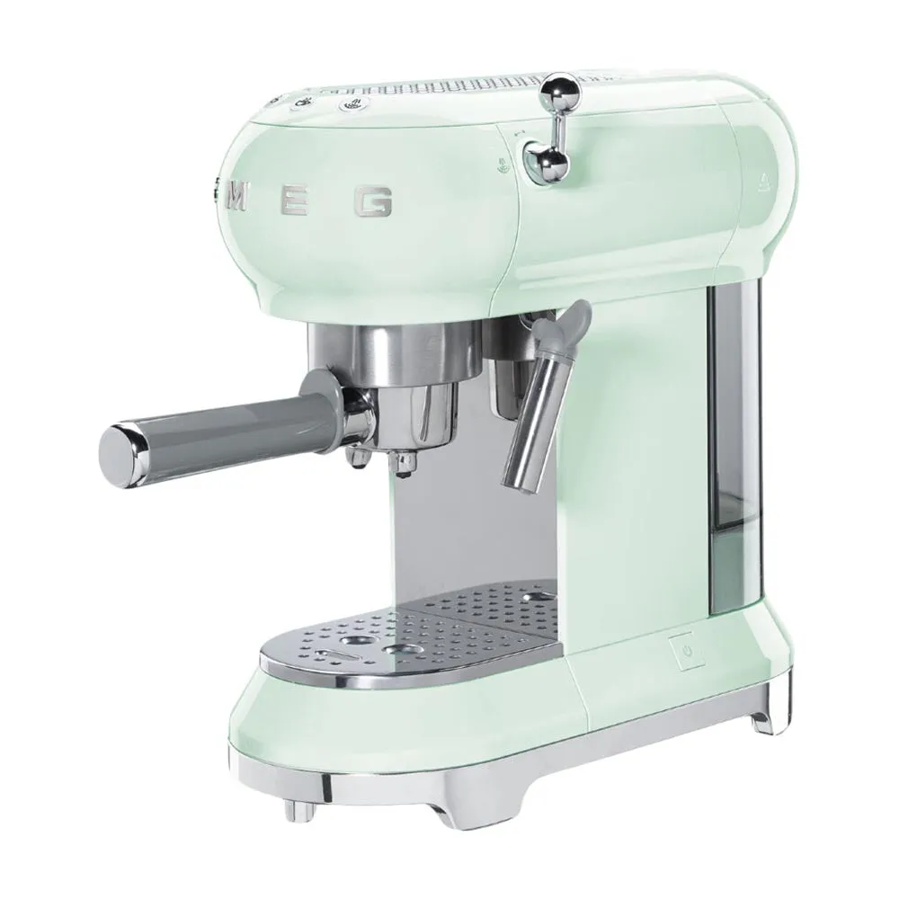 Espresso coffee machine Smeg ECF01, green