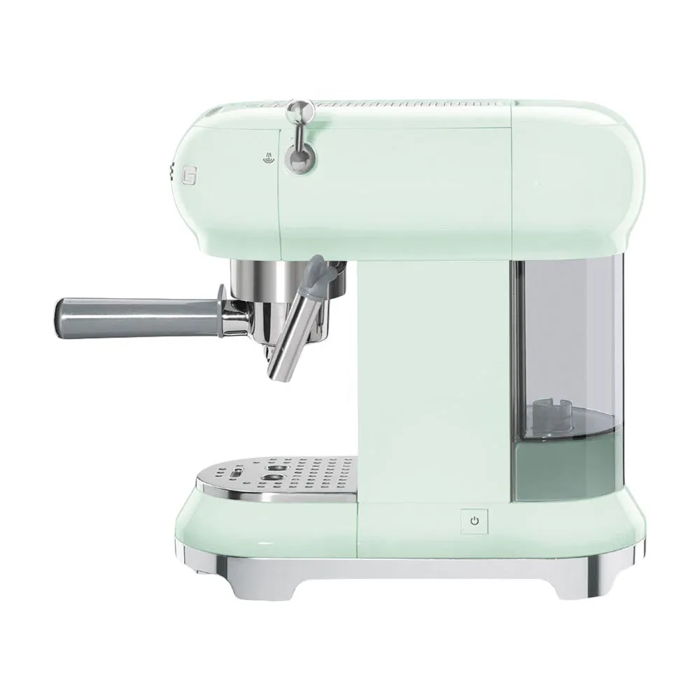 Espresso coffee machine Smeg ECF01, green