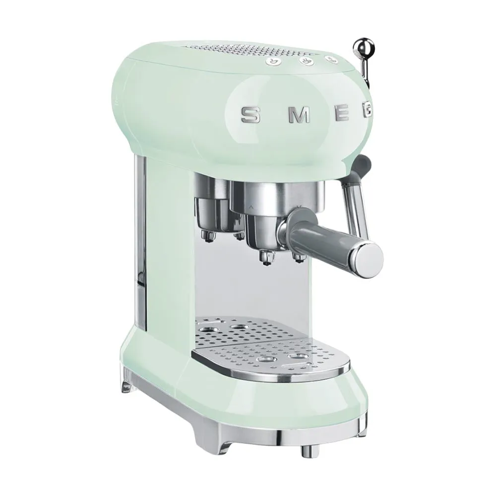 Espresso coffee machine Smeg ECF01, green