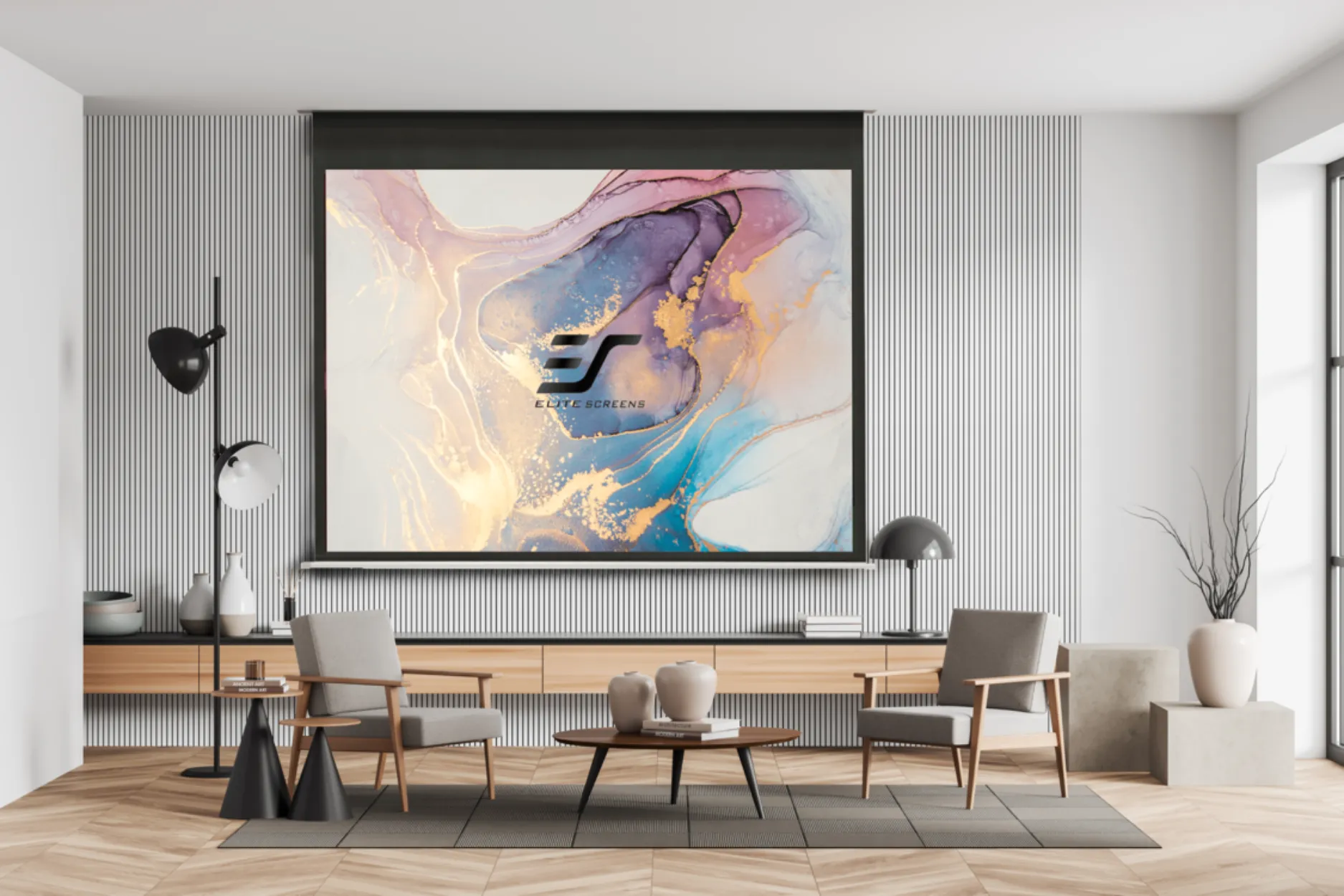 EVANESCE B - IN-CEILING ELECTRIC PROJECTION SCREENS