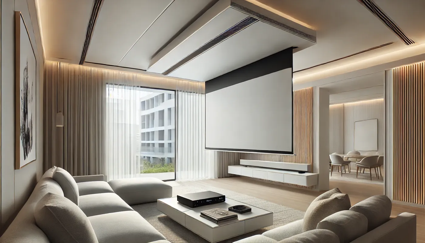 EVANESCE B - IN-CEILING ELECTRIC PROJECTION SCREENS