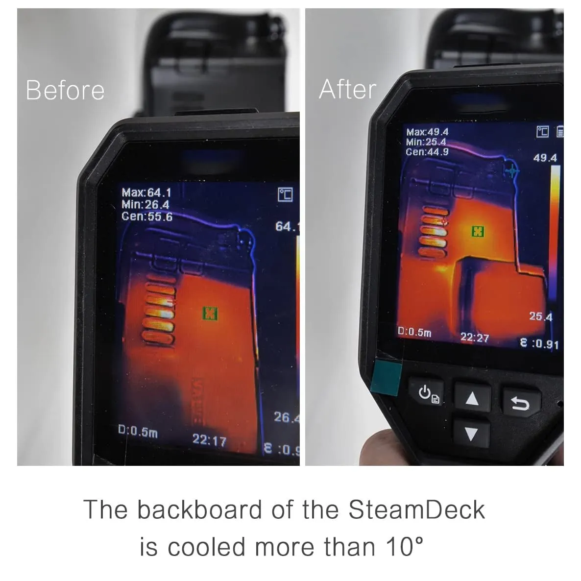 Fan for Steam Deck,Cooling Fan for Steam Deck Worked with or without Case,Protect Steam Deck from High Temperature,Extend the Life of Steam Deck…