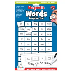 Fiesta Crafts Magnetic Words Reception Year Set