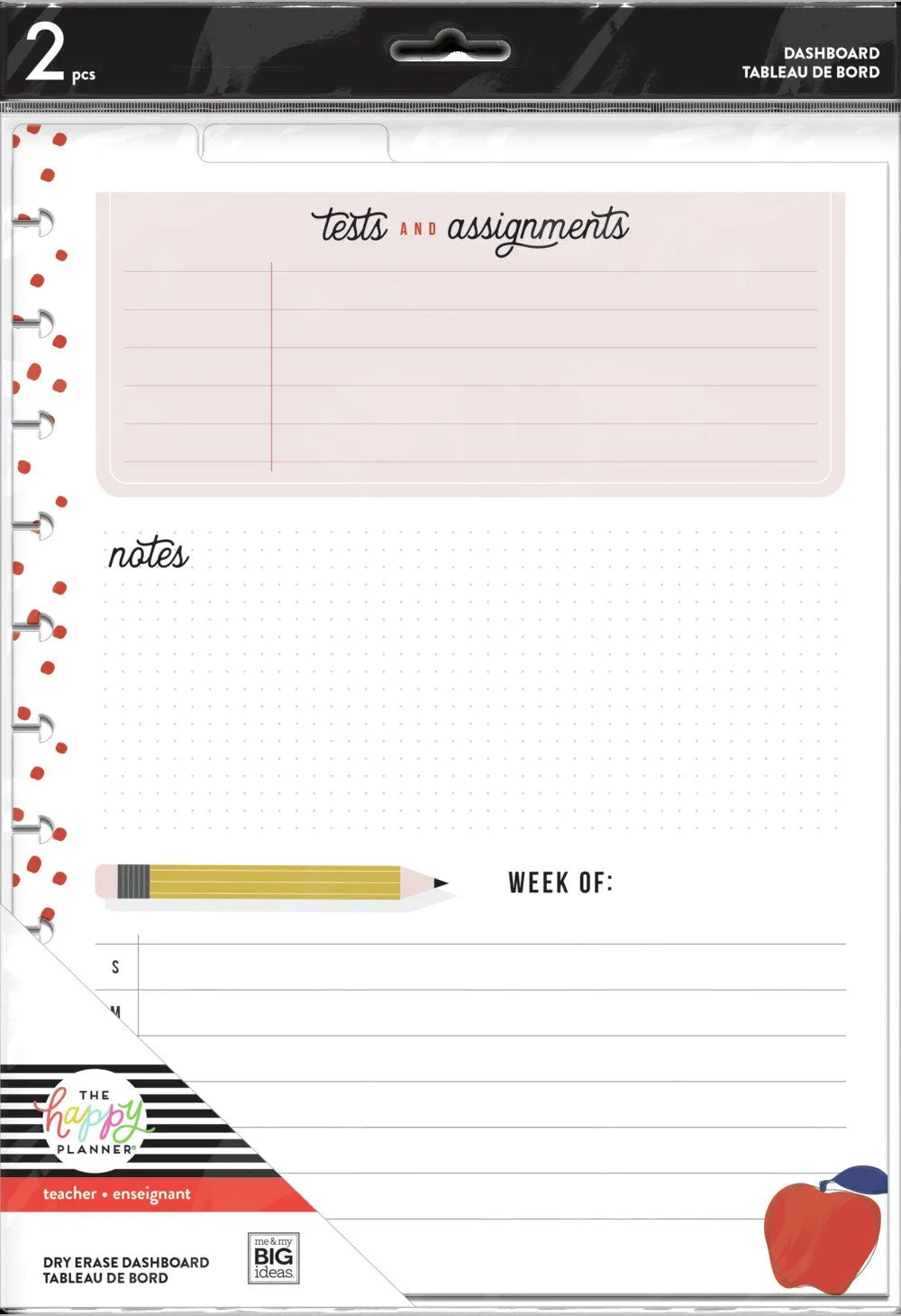 Fresh Start Big Wet Erase Dashboard