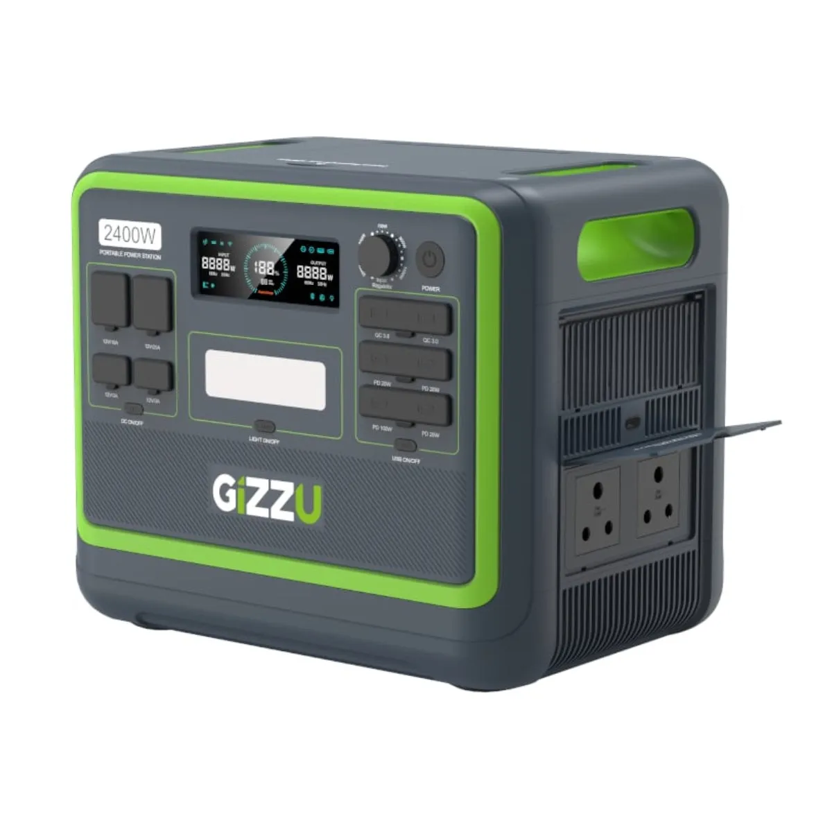 Gizzu Hero Pro 2048Wh UPS Power Station
