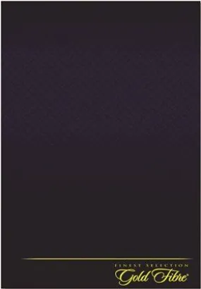 Gold Fibre Wirebound Legal Pad' Letter' White' Navy Cover' 70 Sheets