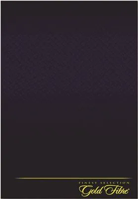 Gold Fibre Wirebound Legal Pad' Letter' White' Navy Cover' 70 Sheets