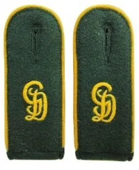 Grossdeutschland Bottle Green Shoulder Boards - All Services