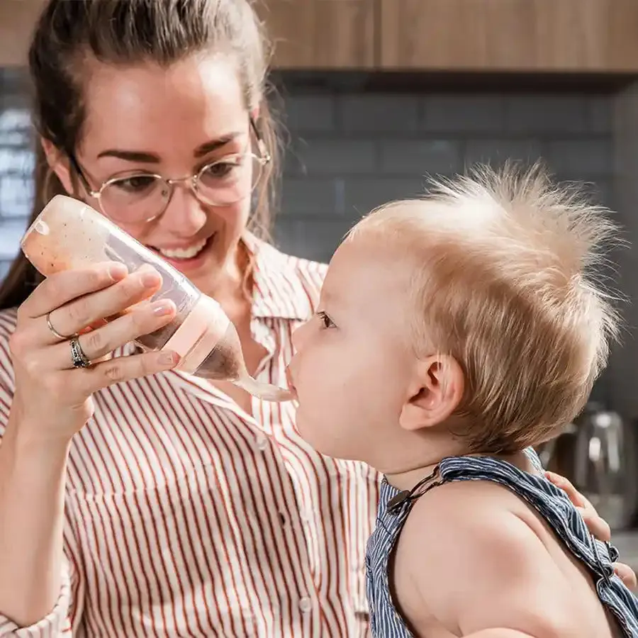 Haakaa Baby Food Dispensing Spoon (Grey)