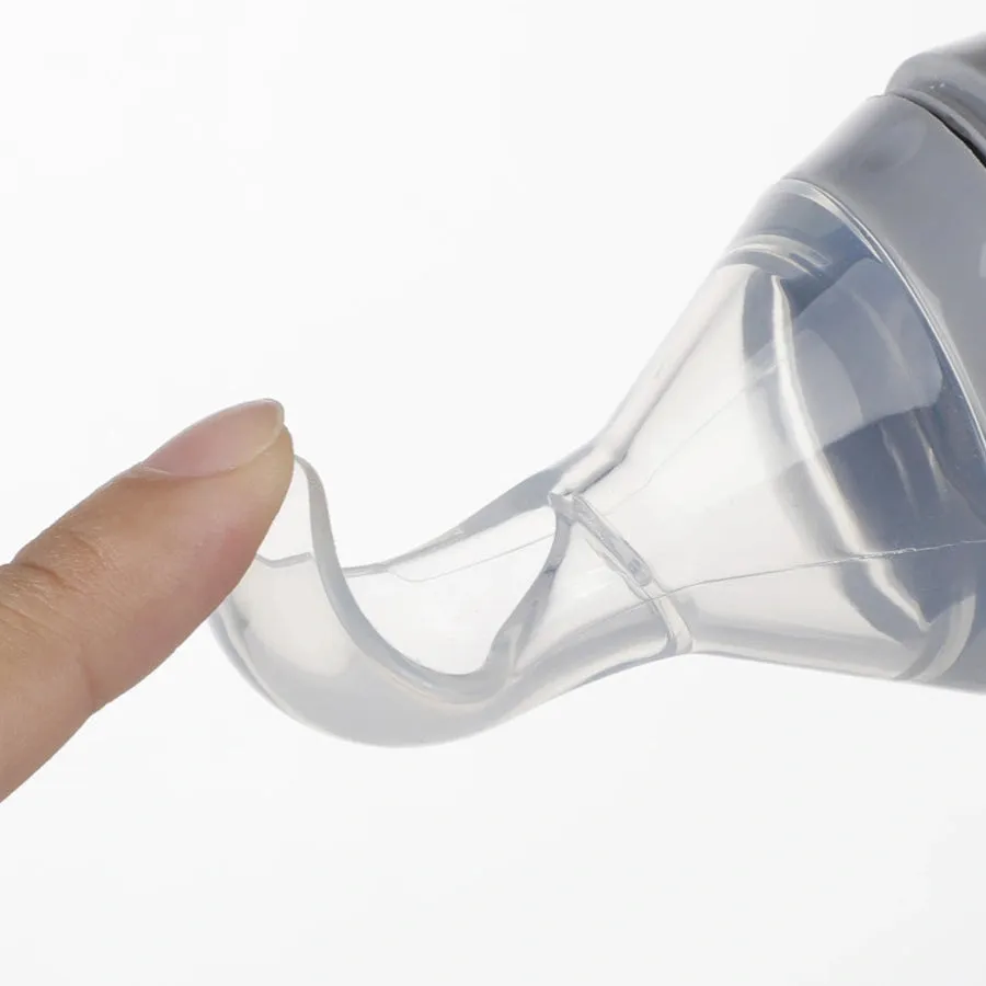Haakaa Baby Food Dispensing Spoon (Grey)