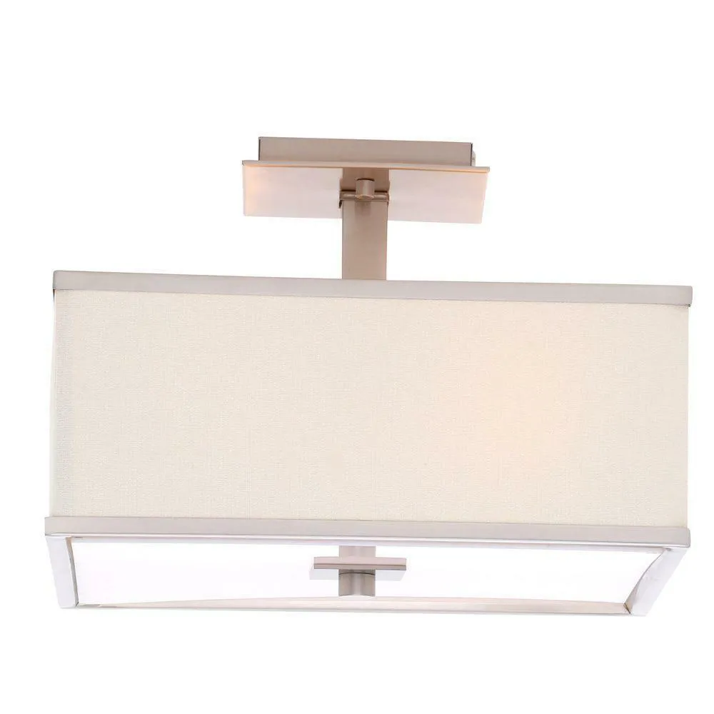 Hampton Bay Menlo Hampton Bay Menlo Park Semi-Flush Mount 4-Light