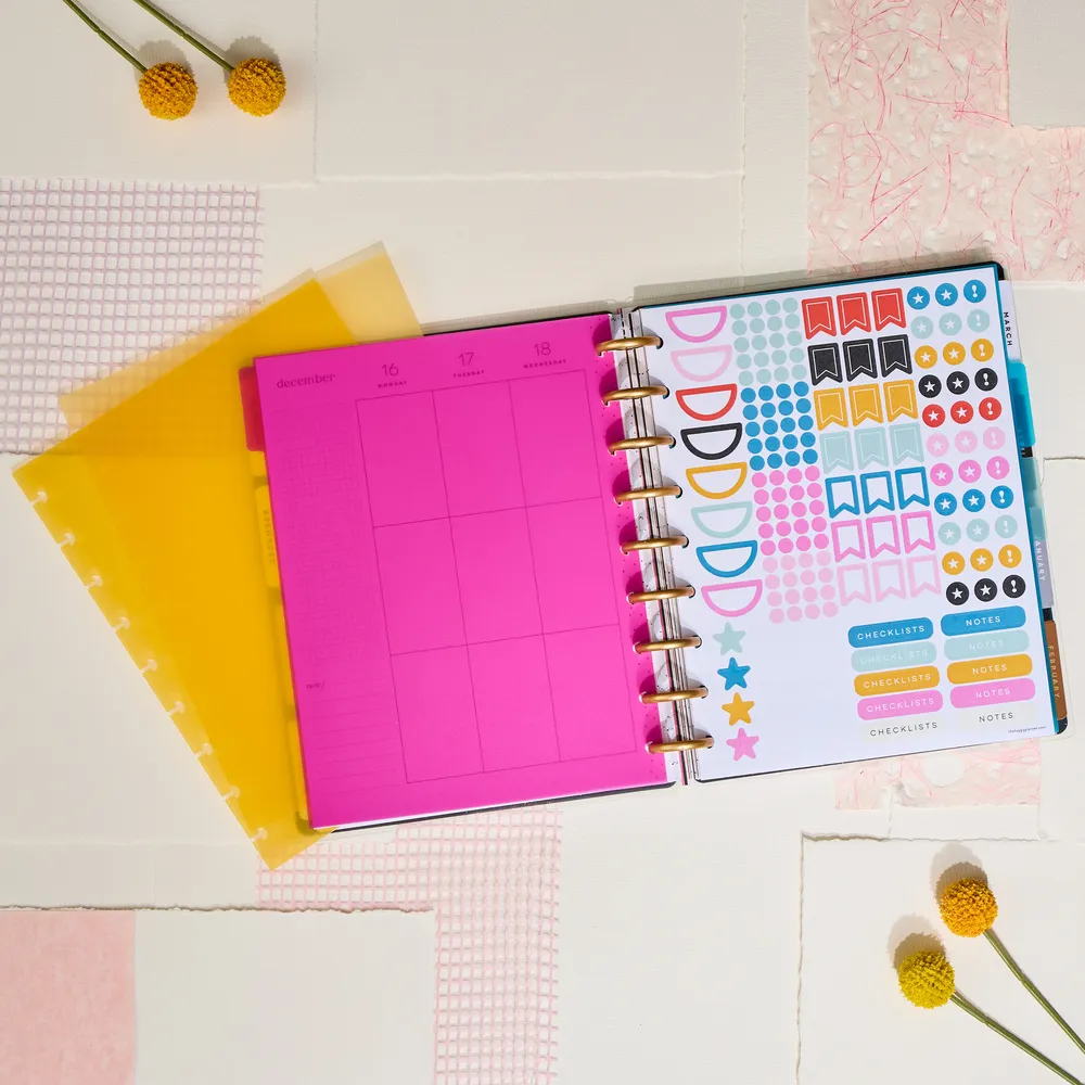 Happy Brights - Classic Plastic Dividers - 5 Pack