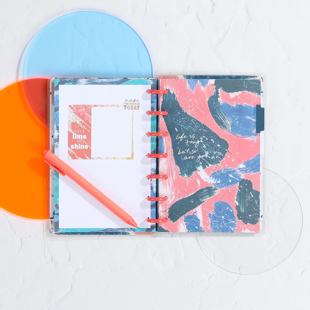 Happy Planner x GracePlace Effortless Grace - Dotted Lined Mini Notebook - 60 Sheets