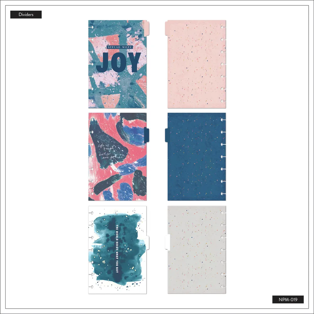 Happy Planner x GracePlace Effortless Grace - Dotted Lined Mini Notebook - 60 Sheets