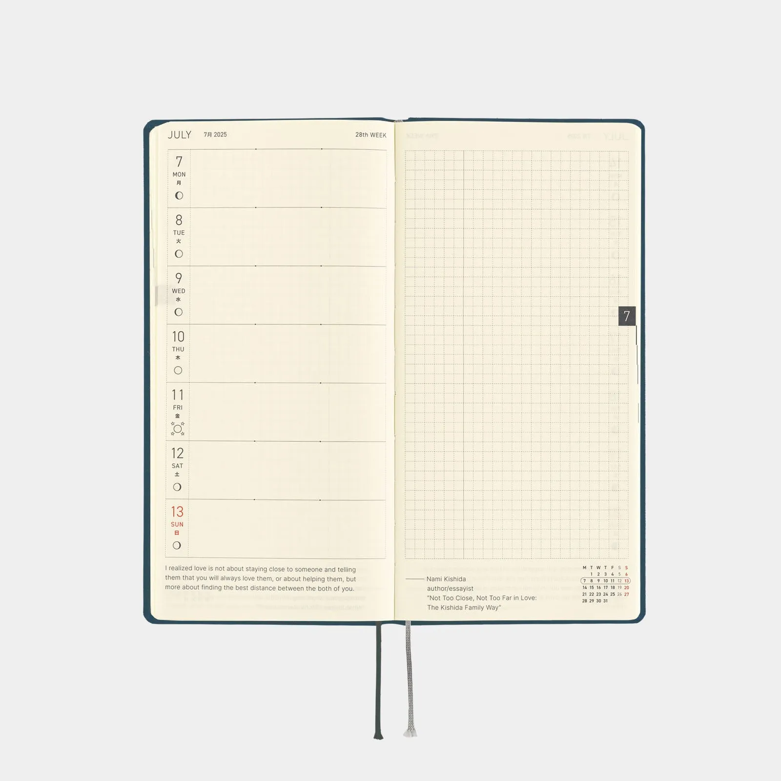 Hobonichi 2025 Weeks Colors Star Dust