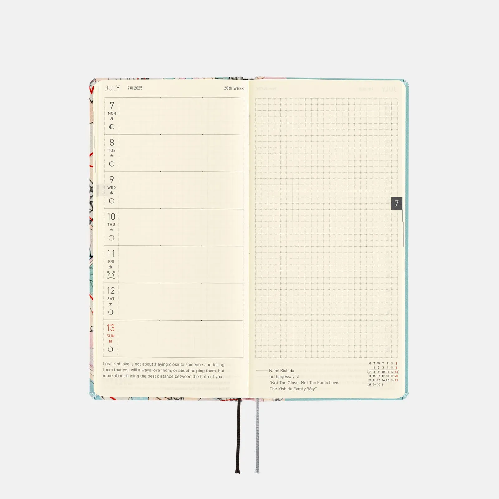 Hobonichi 2025 Weeks Unsodo Bijutsukai (Tanabata Decorations)