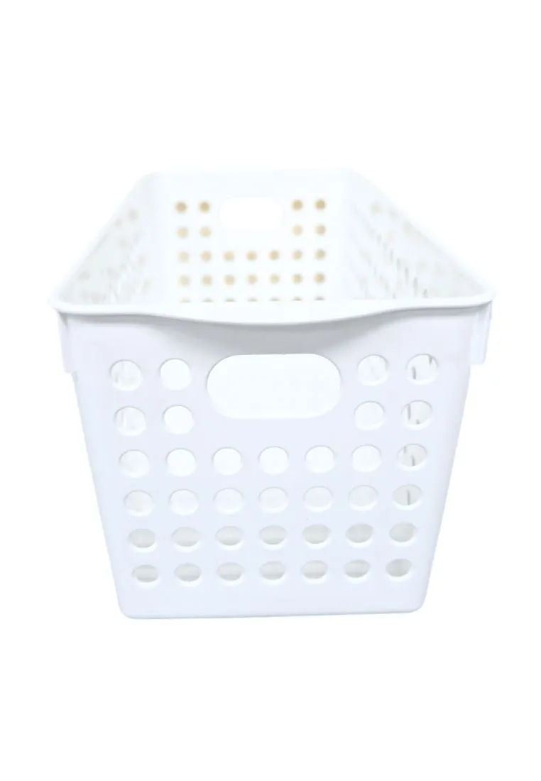 Home Gallery Storage Basket - White 30 x 11 x 13cm