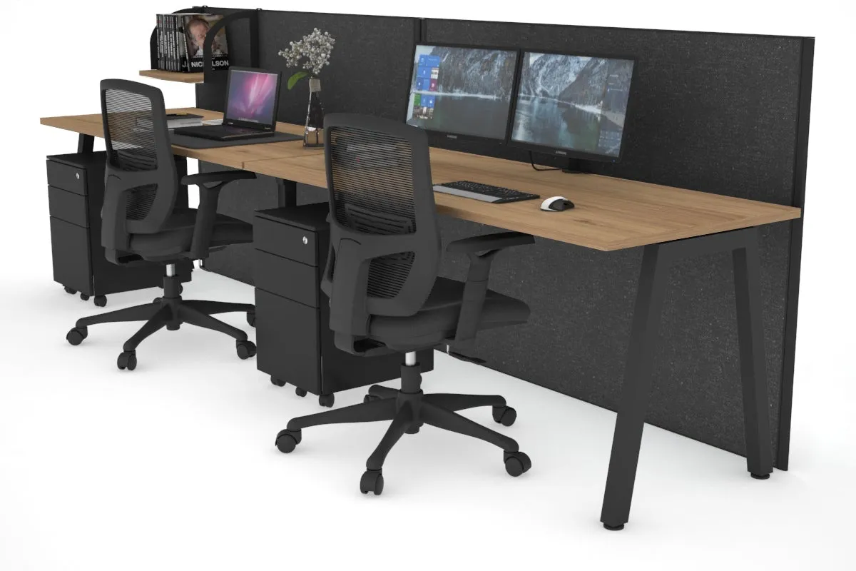 Horizon Quadro 2 Person Run A Legs Office Workstation [1400L x 700W]