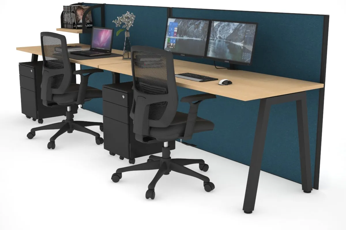 Horizon Quadro 2 Person Run A Legs Office Workstation [1400L x 700W]