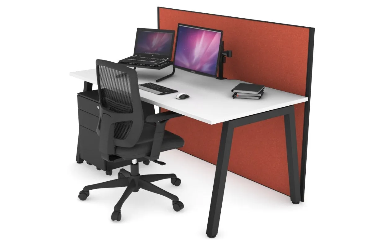 Horizon Quadro A Legs Office Desk [1800L x 800W with Cable Scallop]